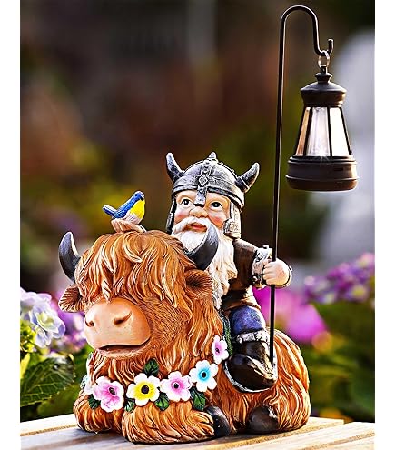Figurine Stone Clay Gnome ~ Scottish Warrior ~ 2,5