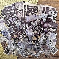 【詰め合わせ】コラージュ素材　100点以上 大容量 シール詰め合わせ セット 100点 3種素材 フレークシール