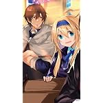 アラフォー賢者の異世界生活日記 XFVGA(480×854)壁紙 ゼロス・マーリン,セレスティーナ・ヴァン・ソリステア