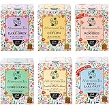 ギフト Little Leaves アフタヌーンティー Afternoon Tea 6種ギフトセット(セイロンティー、アールグレイ、ルイボスティー、ダージリン、ディカフェアールグレイ、イングリッシュミルクティーブレンド)各1箱(20袋)