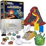 NATIONAL GEOGRAPHIC Earth Science Kit - Over 15 Science Experiments & STEM Activities for Kids, Includes Crystal Growing Kit,