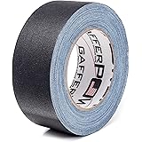 Gaffer Power 本物 Gaffer Tape 米国 プロフェッショナル グレード 製品 製 米国製 頑丈 布製粘着テープ 反射なし 多目的用途 5cmx9m （2インチx30ヤード） ブラック