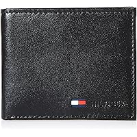 Tommy Hilfiger Men's Leather Multi-Card Bifold Wallet - Black - One Size :  Amazon.sg: Fashion