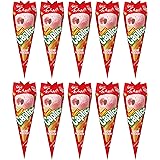 江崎グリコ ジャイアントカプリコ(いちご) チョコレート菓子 おやつ 1本 ×10個