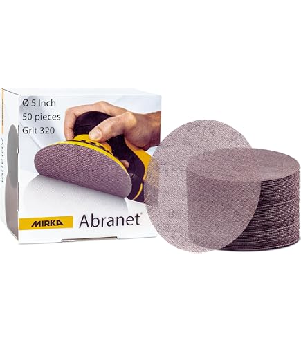MIRKA Abralon 6 Inch 1000 Grit Sanding Discs – Foam Backed, Hook & Loop, For Wet/Dry Sanding (10 Per Box)