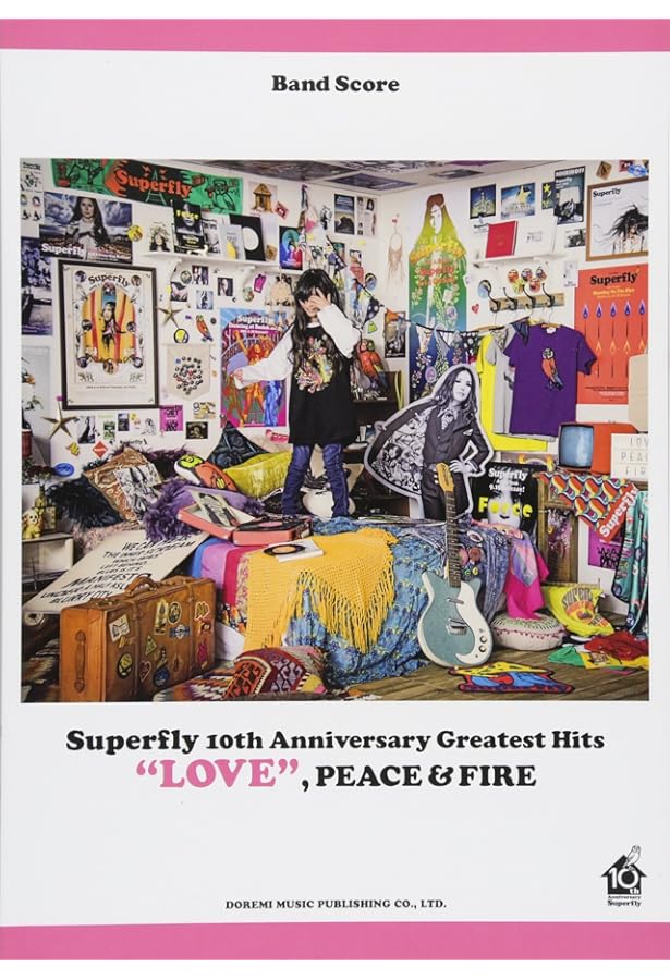 バンドスコア　cover version hit music カバー バンド・スコア Superfly / 10th Anniversary Greatest Hits 『PEACE