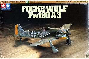 タミヤ 1/72 ウォーバードコレクション No.66 ドイツ空軍 フォッケウルフ Fw190 A-3 プラモデル 60766