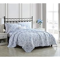 Amazon｜Laura Ashley - ツインキルトセット リバーシブルコットン寝具
