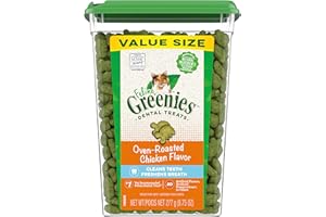 Greenies Feline Dental Cat Treats Oven Roasted Chicken 277g