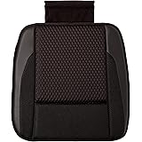 ボンフォーム(BONFORM) シートクッション ベーシックスタイル ヒップ型 スカート付 45x45cm ブラック 5748-43BK