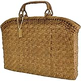山下工芸 山葡萄コレクション バッグ 36 けずり皮/アジロ編/山皮/内布/チャック付 幅40×奥行8×高さ26cm 91473
