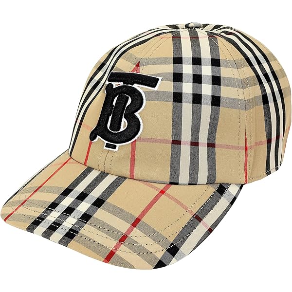Amazon | [バーバリー] TBロゴ モノグラムロゴ コットンキャップ