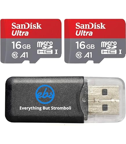 Amazon | SanDisk 16GB マイクロウルトラメモリーカード (5パック