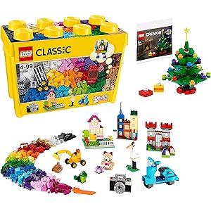 【メーカー特典】レゴ(LEGO) クラシック 黄色のアイデアボックス  10698 + クリスマスツリーミ…