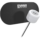 EVANS エヴァンス バスドラム用パッチ EQPB2 / Black Nylon Double Pedal (2枚入り) 【国内正規品】