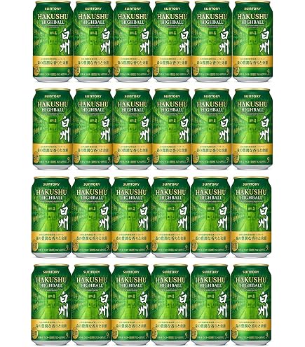 SUNTORY HAKUSHU HIGHBALL350ml1ケース(24本入り) Amazon.co.jp: プレミアムハイボール白州 ＜森の豊潤な香りと余韻