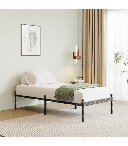VERFARM メタル ベッドフレーム セミダブル 頑丈な金属製 ブラック Amazon｜VERFARM メタル ベッドフレーム セミダブル 頑丈な金属