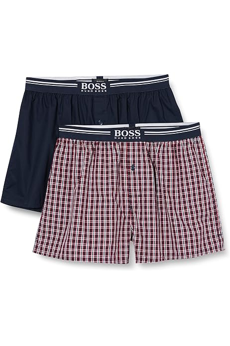 BOSS Mens 2P Boxer Shorts EW Two-Pack 