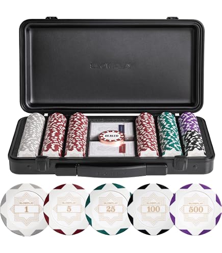 Amazon | 【PokerGoods】セラミック ポーカー チップ カジノ チップ 25