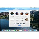 8-in-1 MacOS Mountain Lion、Mavericks、Yosemite、El Capitan、High Sierra、Mojave、Catalina、Big Sur,、ブータブルUSBドライブ3.0、フルインストール/アップグレー