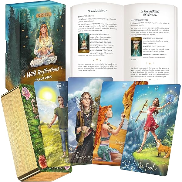【美品・正規品】The Hidden Message Tarot Deck Amazon | Cozy Witch Tarot Deck and Guidebook | Lovelace, Amanda