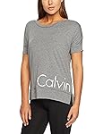 Calvin Klein Women's Short Sleeve Tshirt with Reflective Logo