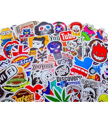 Amazon.co.jp: ステッカー 100枚セット : 文房具・オフィス用品