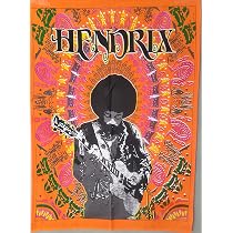 VINTAGE JIMI HENDRIX MUSIC CONCERT A4 POSTER PRINT | UK