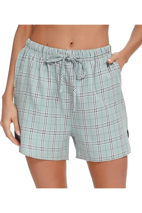 Plaid Pajama Boxer Shorts 