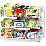 SimpleHouseware Stackable Can Rack Organizer, White