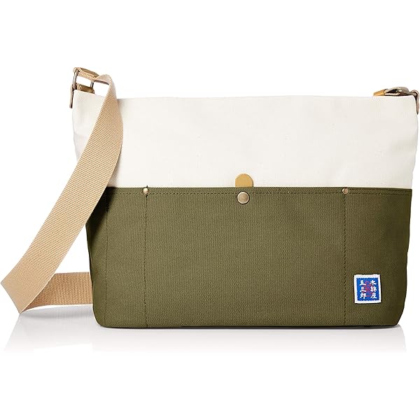 Amazon | [木綿屋五三郎] 木和田 口折れ トートバッグ 帆布 富士金梅