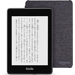 Kindle Paperwhite wifi+4G 32GB 電子書籍リーダー (純正カバー ファブリック チャコールブ…