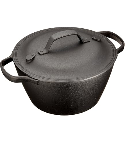 Amazon｜岩鋳 Iwachu 両手万能鍋 黒焼付 内寸22×22cm IH対応 南部鉄器