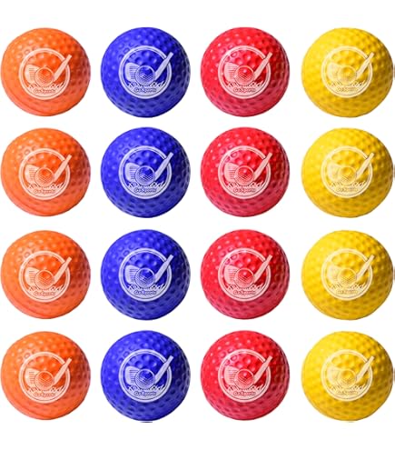 PGA TOUR Tee-Up 3-Piece Golf Practice Set For Kids - Sticky Ball & Target, Right/Left Hand Options