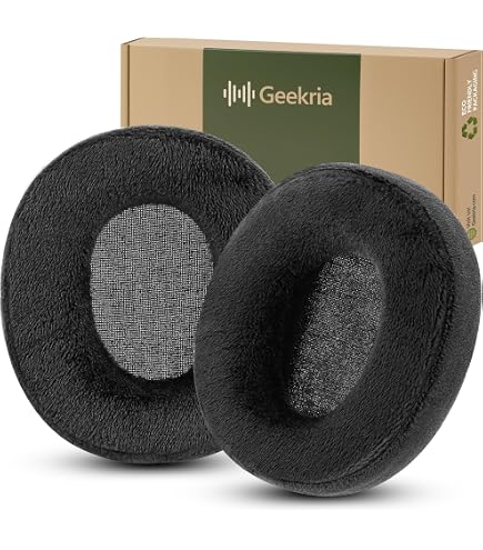Amazon | Geekria Comfort ハイブリッドベロア 交換用 イヤーパッド