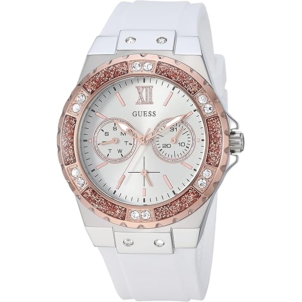 Amazon | GUESS レディース スポーツ 多機能 キラキラ