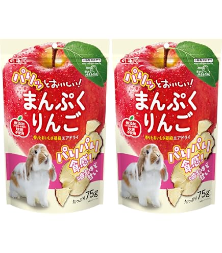Amazon | ジェックス さくっとまんぷくりんごフリーズドライ 45g ×2個