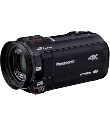 Amazon.co.jp: パナソニック 4K ビデオカメラ VX990M 64GB あとから  