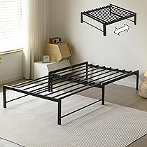 Amazon｜森風ShinrinKaze シングルベッド 金属製 伸長式ベッド ベッド