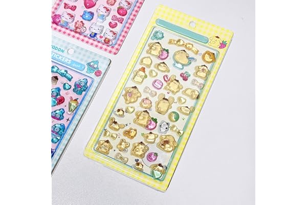 loong 3dシール 実心 立体シール ぷくぷくぷっくり かわいい 1枚セット 立体 おしゃれ デコシール ごほうび 子供 貼り付け可能 贈り物 手帳 携帯 DIY用 手帳用 貼り付け可能 女の子（023）