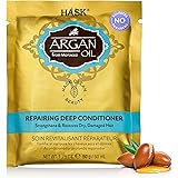 HASK Argan Oil Repairing Deep Conditioner Treatment for all hair types, colour safe, gluten-free, sulfate-free, paraben-free 