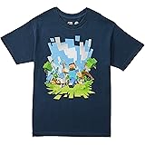 Amazon Minecraft Group Shot Happy 5th Birthday Tシャツ Tシャツ カットソー 通販