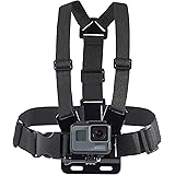 Amazon Basics Adjustable Chest Mount Harness for GoPro Camera (Compatible with GoPro Hero Series), Black