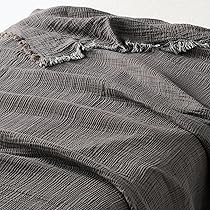 無印良品　ワッフル織ケット　グレー S 無印良品 ブランケット ワッフル織 ケット・S 140