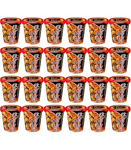 Amazon.co.jp: 蒙古タンメン中本 辛旨味噌タンメン 122g 12個セット 