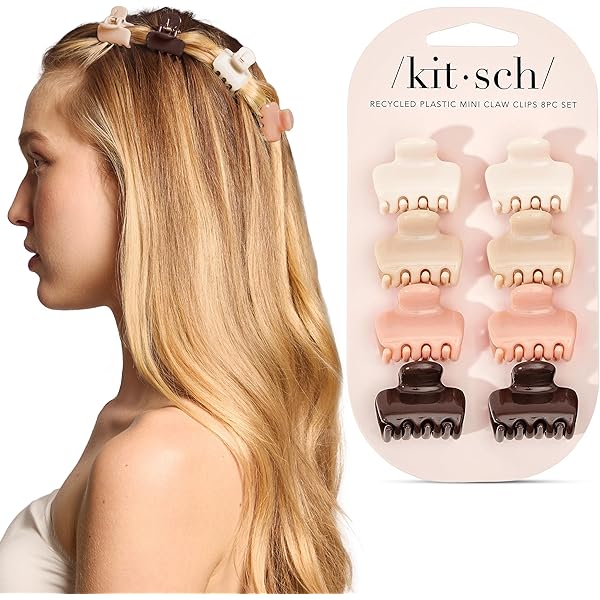 Amazon | Kitsch プロエッセンシャルボビーピンセット、髪のため