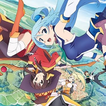 2023 春アニメ - アクア,めぐみん,ダクネス,カズマ