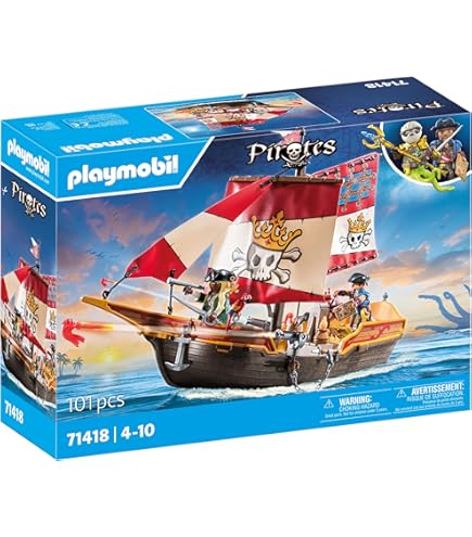 PLAYMOBIL® 4432 Pirate Treasure Chest : Amazon.com.au: Toys