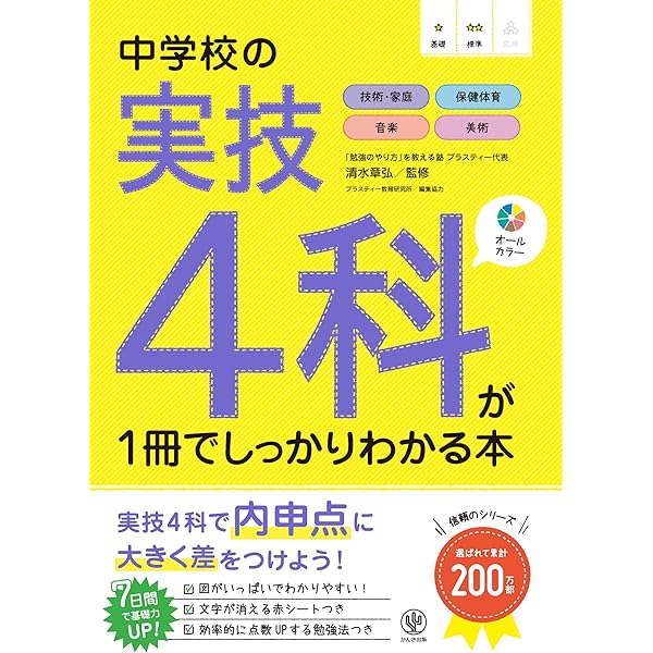 中学 実技4科 一問一答: 内申書で差がつく (受験研究社) | 受験研究社