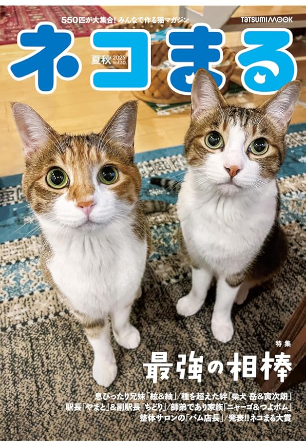 【ねこまる】ページ　　リクエスト商品のため ネコまる 2024年夏秋号 vol.48 (タツミムック) | 猫びより編集部 |本